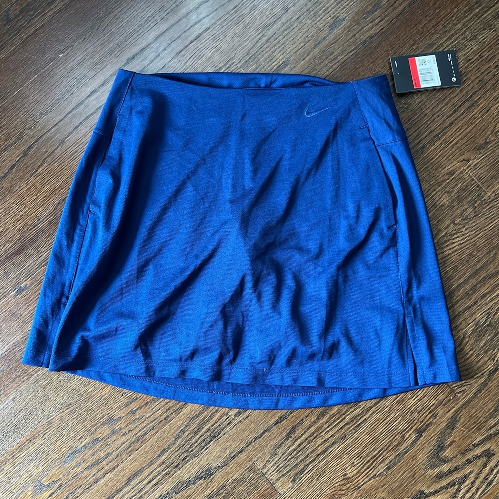 Nike DriFIT Navy Blue Tennis Golf Skort Size L
